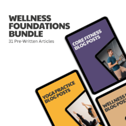 Wellness Foundations Bundle – 31 Pre-Written Articles